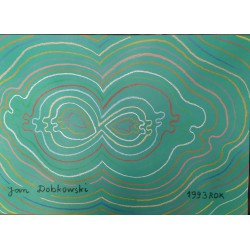 Jan Dobkowski (1942) - bez tytułu - pastel, papier - 1993 r - 50x70 cm.